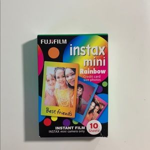 Box of colored Instax mini film